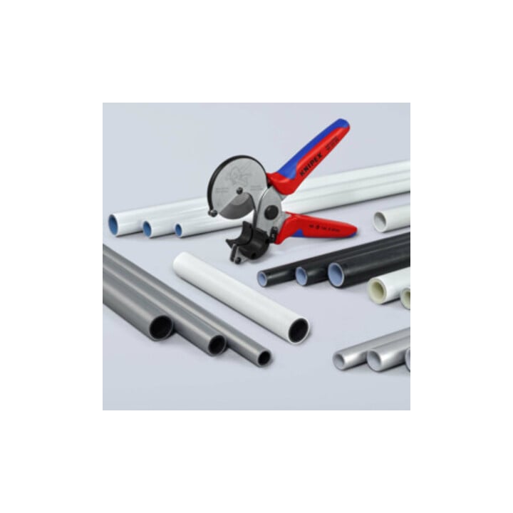 KNIPEX Coupe-tube pour tuyaux composites/plastique Ø max. 26 mm