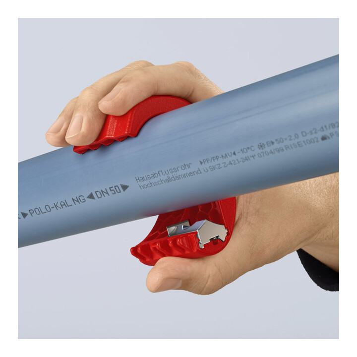 KNIPEX Coupe-tubes en plastique avec 3 lames, Pour-⌀ jusqu'à: 50 mm