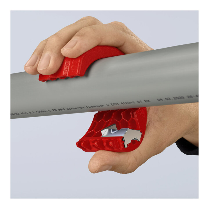 KNIPEX Coupe-tubes en plastique avec 3 lames, Pour-⌀ jusqu'à: 50 mm