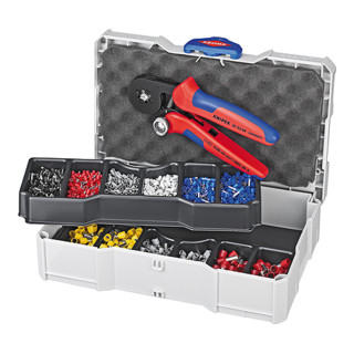 Knipex Crimp-Sortiment für Aderendhülsen 1251tlg. im Systainer mit Aderendhülsenzange