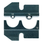 Knipex Crimpeinsatz für isolierte Kabelschuhe und Steckverbinder 10/16 mm²
