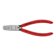 Knipex Crimpzange poliert mit Öffnungsfeder und Kunststoff überzogen 145mm für Aderendhülsen 0,25 - 2,5mm²-4