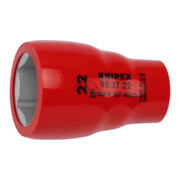 KNIPEX Douille à cliquet 3/8" 49 mm pour vis hexagonales avec carré intérieur 98 37 22-1