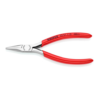 Knipex Elektronik-Greifzange spiegel mit Kunststoff überzogen und flach-runden Backen 115mm