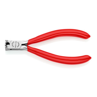 Knipex Elektronik-Vornschneider mit Kunststoff überzogen 115mm mit Facette