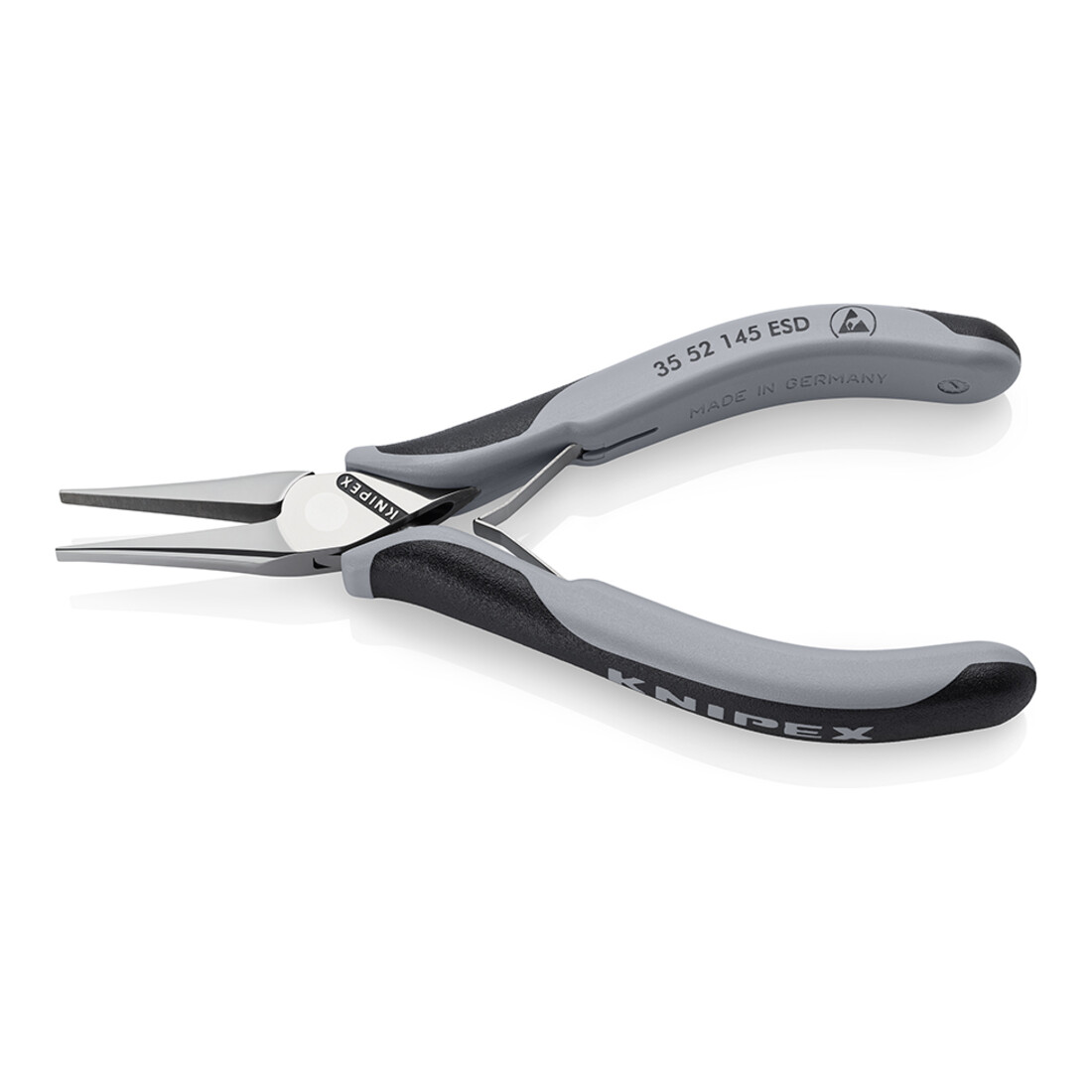 KNIPEX Elektronische precisietang ESD 35 52 145, spiegelgepolijst, 145 mm