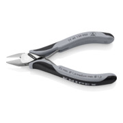 KNIPEX Elektronische zijsnijtang 77 42 130 ESD, 130 mm, met doorlopende scharnier en meercomponentenhandvatten-2