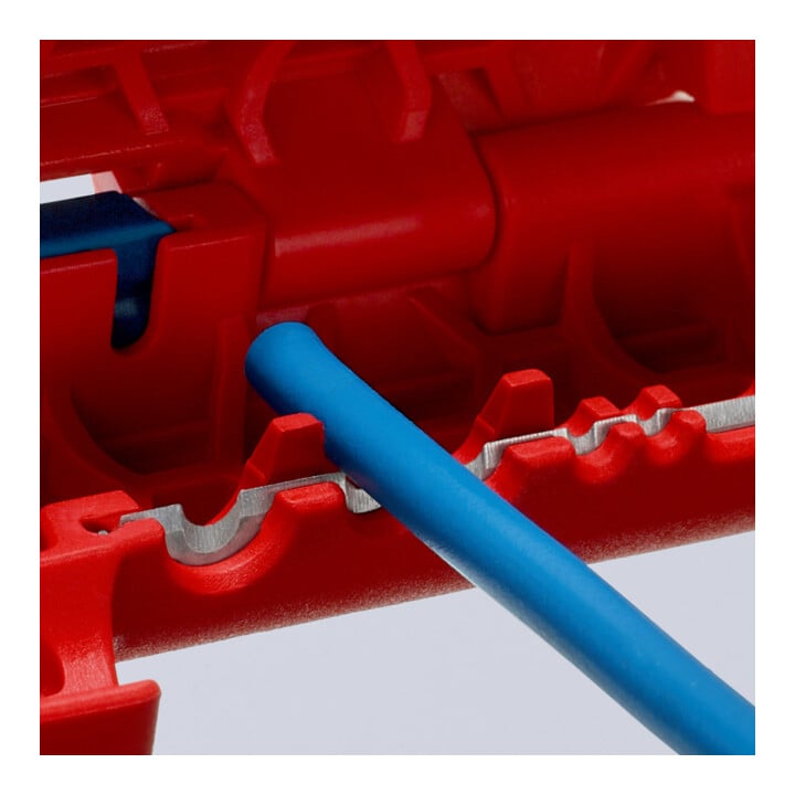 KNIPEX ErgoStrip® Universeel ontmantelingsgereedschap  135 mm voor linkshandigen
