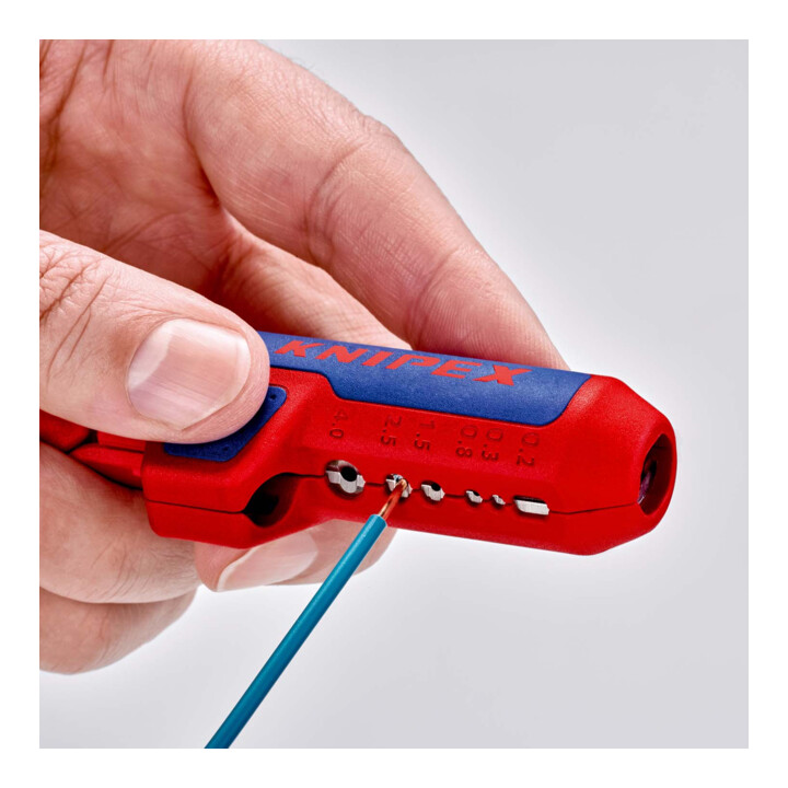 KNIPEX ErgoStrip® Universeel ontmantelingsgereedschap  135 mm voor linkshandigen