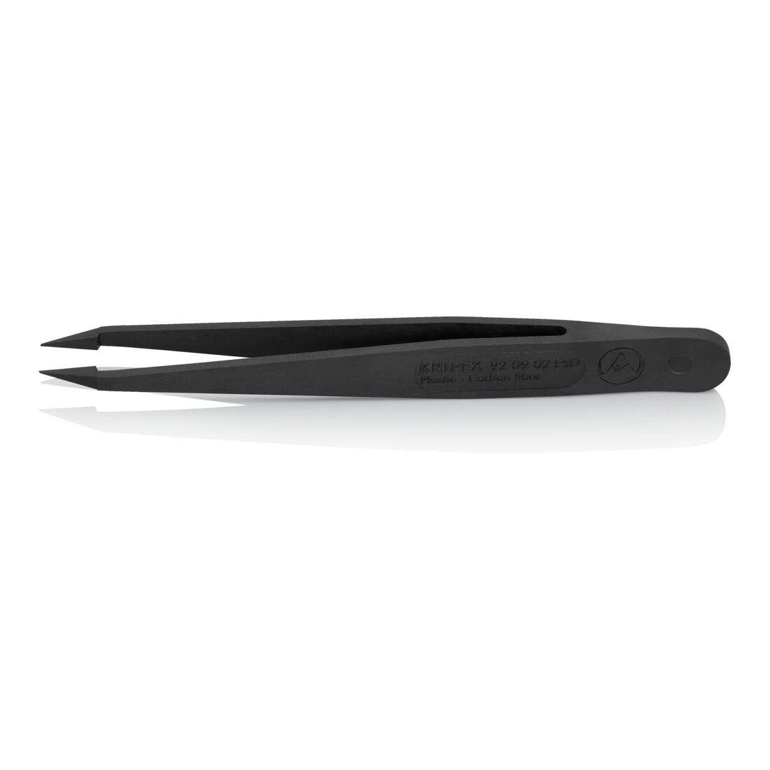 KNIPEX ESD kunststof pincet ESD glad 115 mm 92 09 02