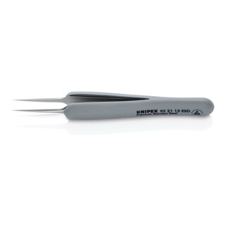 KNIPEX ESD precisie pincet met rubberen greep 112 mm