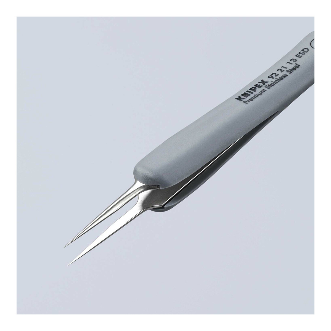 KNIPEX ESD precisie pincet met rubberen greep 112 mm