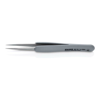 KNIPEX ESD Precisietang met rubberen greep 130 mm 92 21 14 ESD
