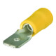 Knipex Flachstecker isoliert 6,3x0,8 mm² für Kabel 4,0-6,0 mm² AWG 11-10 gelb-1
