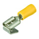 Knipex Flachsteckhülsen mit Abzweig isoliert 6,3x0,8 mm² für Kabel 4,0-6,0 mm² AWG 11-10 gelb-1