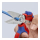 KNIPEX Forbice per elettricisti con impugnatura bicomponente e spellafili, Lung. complessiva: 160mm-5