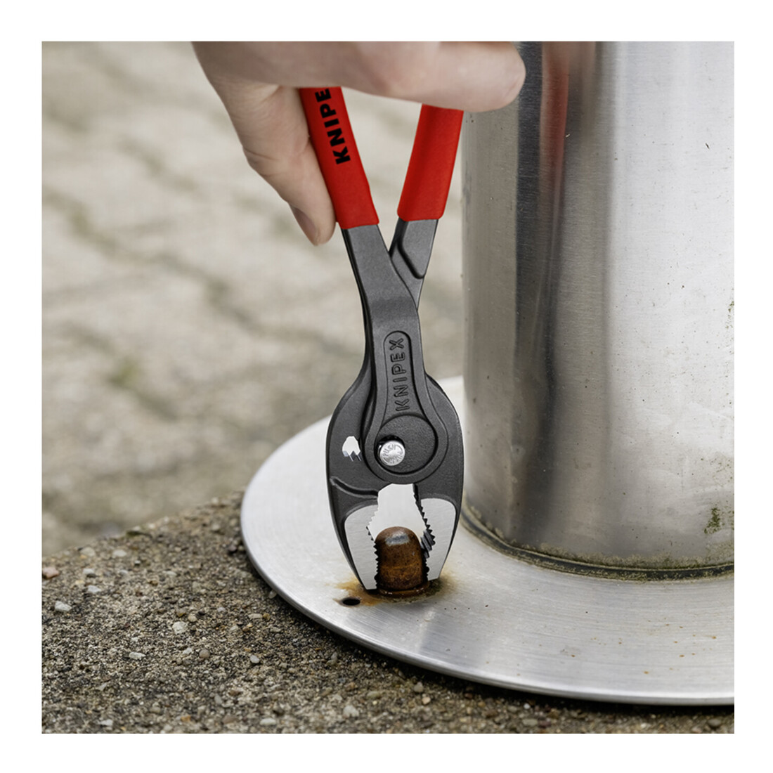 Knipex Frontgrijptang 250 mm kunststof handvatten