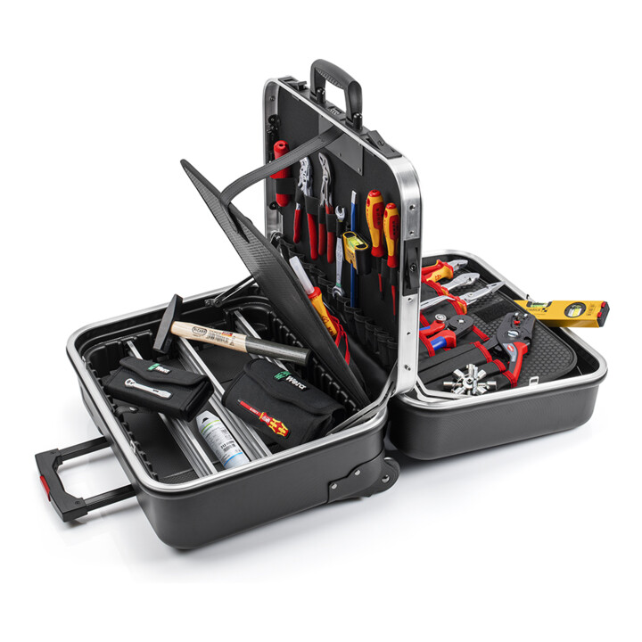 KNIPEX gereedschapskoffer ''BIG Twin Move'' Elektrisch 65-delig