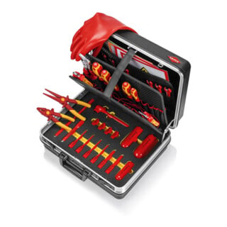 KNIPEX Gereedschapskoffer "Basic" E-mobiliteit 34-delig 410 mm