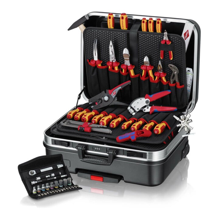 KNIPEX Gereedschapskoffer "BIG Basic Move" ElektroPlus 71-dlg. 515 mm