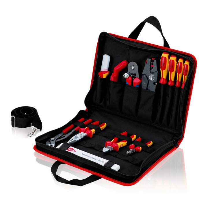 KNIPEX Gereedschapstas ''Compact'' Elektrisch 14-delig.