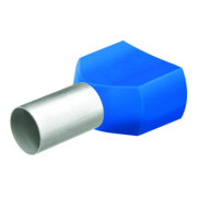KNIPEX Ghiere gemelle con collare in plastica cavo 2x0,50mm², gamma di crimpatura 8mm AWG 2x20