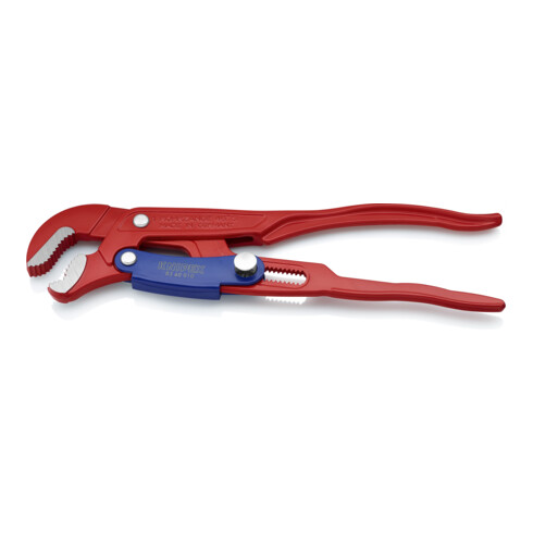 KNIPEX Giratubi con ganasce ad "S" 83 60 010 con regolazione rapida, verniciato a polvere rosso, 330mm