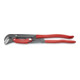 KNIPEX Giratubi con ganasce ad "S" 83 61 020 con regolazione rapida, verniciato a polvere grigio, 560mm-1