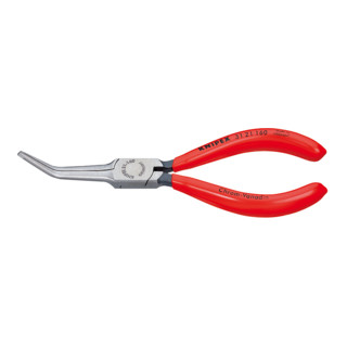 Knipex Greifzange schwarz atramentiert mit Kunststoff überzogen 160mm 45° gewinkelt