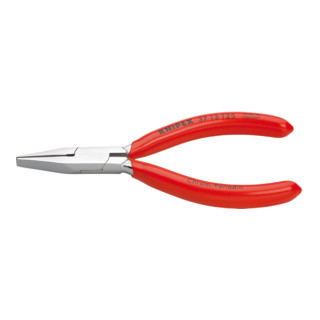 Knipex Greifzange verchromt mit Kunststoff überzogen und flachen Backen 125mm