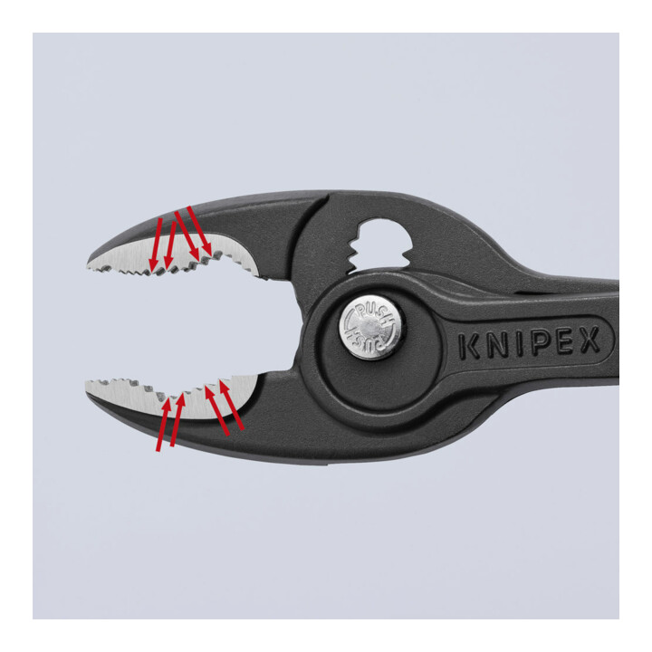 KNIPEX grijptang voor, geatramenteerd, met handgrepen, volledige lengte: 200 mm