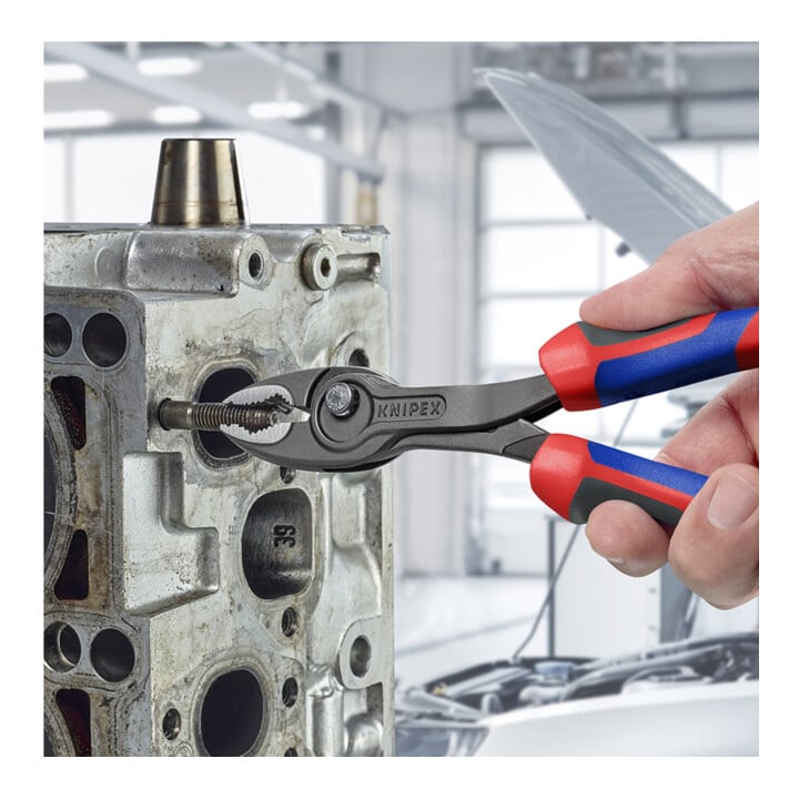 KNIPEX grijptang voor, geatramenteerd, met handgrepen, volledige lengte: 200 mm
