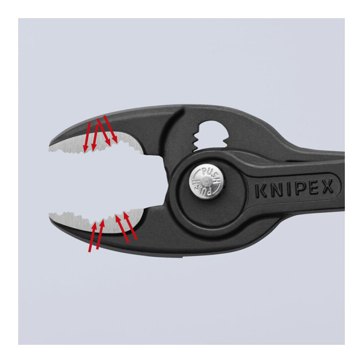 KNIPEX grijptang vooraan geatramenteerd, volledige lengte: 200 mm