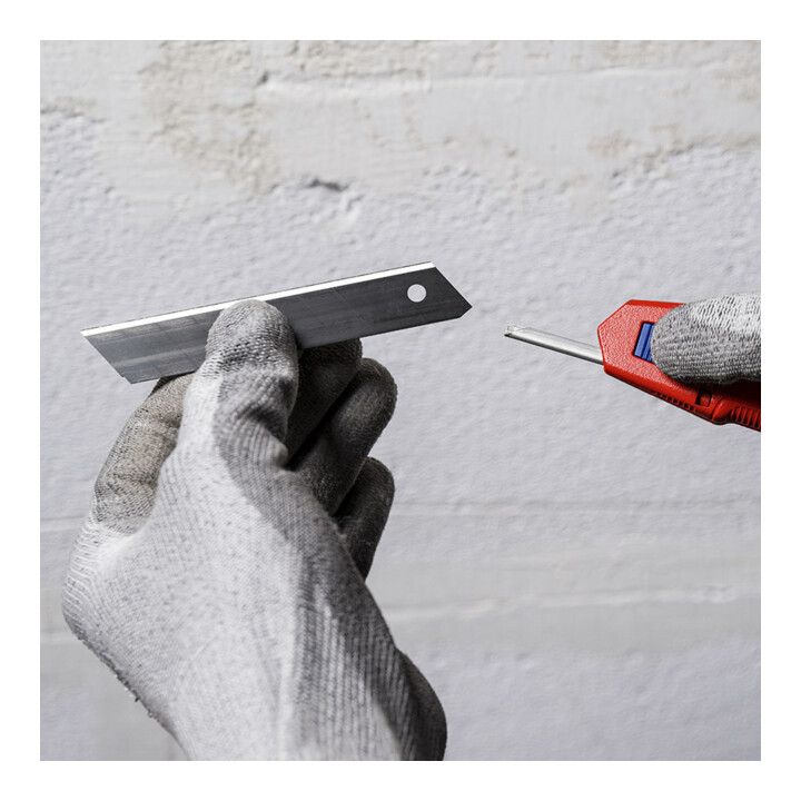 KNIPEX hobbymes met magnesium handvat en 3 lemmeten, 18 mm, volledige lengte: 165 mm