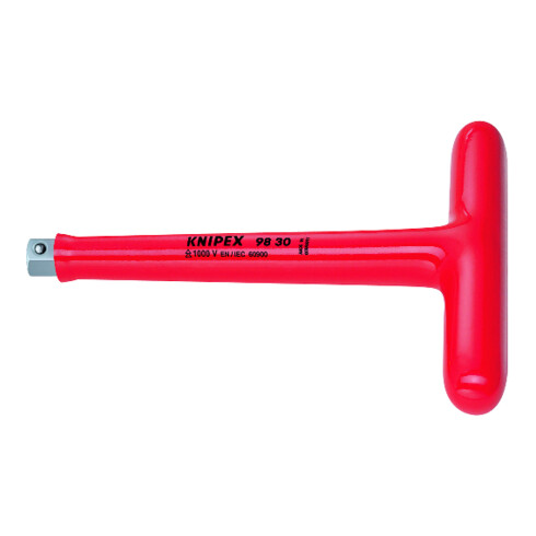 KNIPEX Impugnatura a croce con quadro esterno 3/8", 200 mm