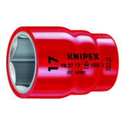KNIPEX dop voor zeskantschroeven met binnenvierkant 3/8" breedte over platte kanten 16mm