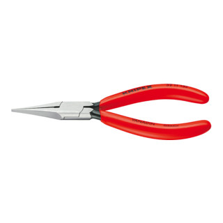 Knipex Justierzange schwarz atramentiert mit Kunststoff überzogen und flache und schmale Backen 135mm
