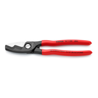 Knipex Kabelschere brüniert mit Kunststoff überzogen 200mm