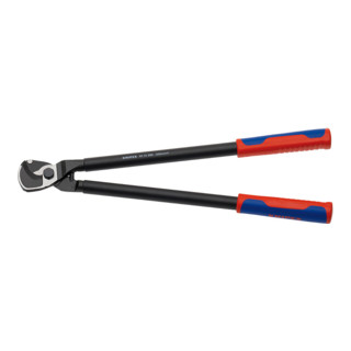 Knipex Kabelschere brüniert mit Mehrkomponenten-Hüllen 500mm