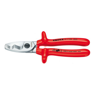 Knipex Kabelschere verchromt tauchisoliert 200mm VDE-geprüft