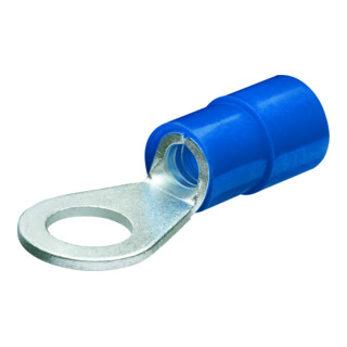 Knipex Kabelschuhe Ringform isoliert Schrauben Ø 6 mm Kabel 1,5-2,5 mm² AWG 15-13 blau