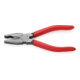 KNIPEX 03 01 160 EAN Kombizange mit Kunststoff überzogen schwarz atramentiert 160 mm-3