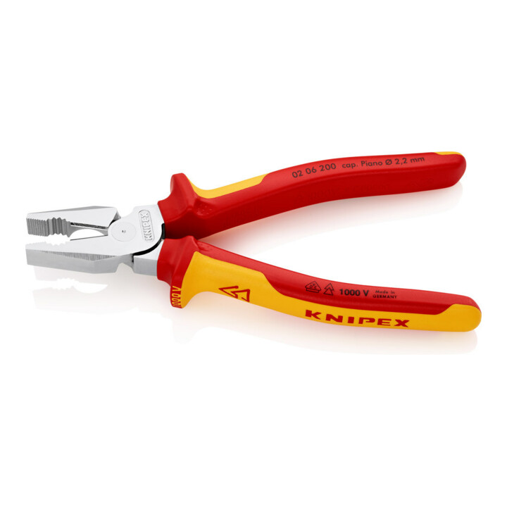 KNIPEX Kraft-Kombizange 200mm 02 06 200 SB