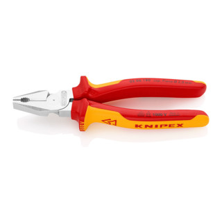 Knipex Kraft-Kombizange isoliert mit Mehrkomponenten-Hüllen, VDE-geprüft