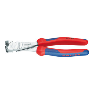 Knipex Kraft-Vornschneider verchromt mit Mehrkomponenten-Hüllen 200mm