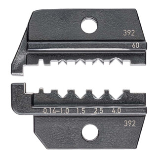 KNIPEX krimpprofiel voor gedraaide contacten (HTS + Harting) 0,14-4mm²
