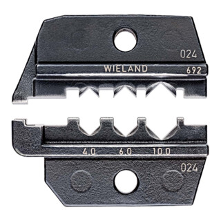 KNIPEX krimpprofiel voor zonneconnectoren gesis solar PST 40 (Wieland) Capaciteit 4,0-10,0 mm² AWG 11-7