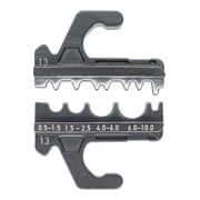 KNIPEX krimpprofielen voor ongeïsoleerde Krimpprofiel en het krimpen van kabelschoenen volgens DIN 46234 en DIN 46235