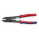 KNIPEX Krimptang 97 22 240 SB met meercomponentenhandgrepen, zwart gelakt, 240 mm