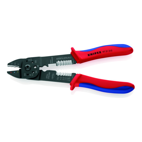 KNIPEX krimptang gebruineerd met meer-component hulzen 230mm capaciteit 0.75-6mm²